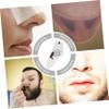 4-Piece Stainless Steel Beard Scissors Set with Plastic, White view 4