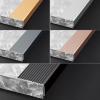 IkErna Stair Edge Protector, Aluminum Alloy Nosing Strip, Black, 40 mm Wide view 1