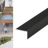IkErna Stair Edge Protector, Aluminum Alloy Nosing Strip, Black, 40 mm Wide view 2