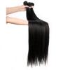 Peruvian Bone-Straight Human Hair Bundles with 5x5x1 Lace Closure, 3/4 Bundles view 2