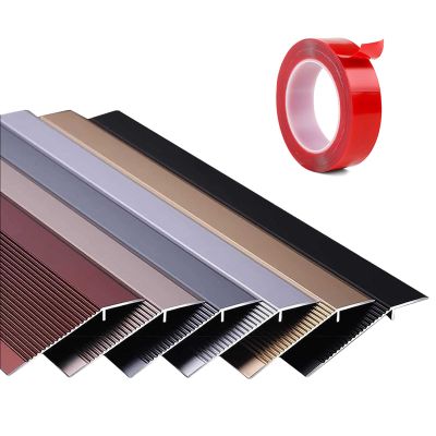 IkErna Aluminum Floor Transition Strip for Thresholds Under 1.6 in, Purple, L95 × W10 cm