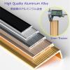 IkErna Stair Edge Protector, 90-Degree Corner Trim, Aluminum Alloy Transition Strip, Purple, 100 mm Wide view 3
