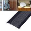 IkErna Aluminum Floor Transition Strip, 2 mm Thick, for Thresholds Under 1.6 in, Black, L105 × W10 cm view 1