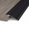 IkErna Aluminum Floor Transition Strip, 2 mm Thick, for Thresholds Under 1.6 in, Black, L105 × W10 cm view 2
