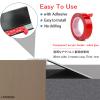 IkErna Aluminum Floor Transition Strip, 2 mm Thick, for Thresholds Under 1.6 in, Black, L105 × W10 cm view 4
