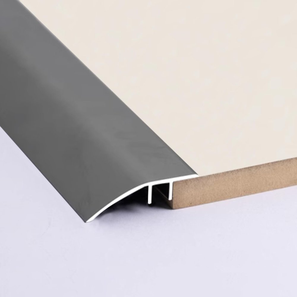 IkErna Floor Transition Strip for 7–15 mm Height Differences, Gray, 95 cm