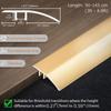 IkErna Aluminum Floor Transition Strip, Silver, 125 cm (4.1 ft) view 2