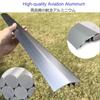 IkErna Aluminum Floor Transition Strip, Silver, 125 cm (4.1 ft) view 4