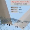 IkErna Heavy-Duty Aluminum Floor Transition Strip for Porch, Floor Gap Cover Edge Trim, Black, L 120 cm view 3