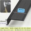 IkErna L-Shaped Stair Edge Protector, Anti-Slip Nosing, Gold, 30 mm Wide view 2