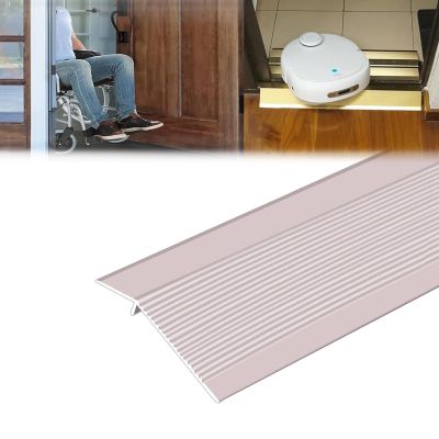 IkErna Aluminum Floor Transition Strip, 2 mm Thick, for Thresholds Under 1.6 in, Purple, 115 × 10 cm