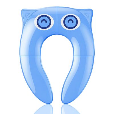 Foldable Travel Toilet Seat for Toddlers and Children, Blue