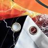 ANHOPE Basketball Flame Blackout Curtains, 2-Piece Set, 138 x 168 cm view 4