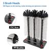 Jisapmzu 6 Long Glass-Cleaning Brush Rods with Suction Base for Beer Glasses view 3