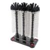 Jisapmzu 6 Long Glass-Cleaning Brush Rods with Suction Base for Beer Glasses view 4