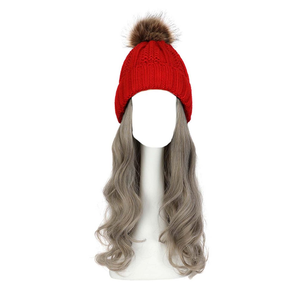 Women’s Beanie Wig with Long Wavy Hair