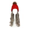 Women’s Beanie Wig with Long Wavy Hair view 1