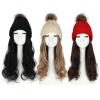 Women’s Beanie Wig with Long Wavy Hair view 4
