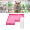 Plastic Hamster Platform Exercise Toy with Ladder for Guinea Pig, Chinchilla, and Hamster Cages view 3