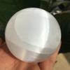 IXITAB Selenite Sphere, Full Moon Goddess Psychic White Gypsum Crystal Ball, 60–65 mm, Gift view 2