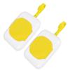 LIFKOME 2-Pack Yellow PP Wet Wipe Cases, Portable Dispensers for Baby Wipes and Small Items view 1
