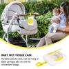 LIFKOME 2-Pack Yellow PP Wet Wipe Cases, Portable Dispensers for Baby Wipes and Small Items view 3