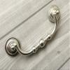 FJYDM 4.25" CC Bail Drawer Pull, Drop Swing Handle, Vintage Look, Shiny Silver view 4