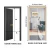 Thickened Cat Screen Door, Gray, 90 x 205 cm view 3