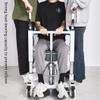 WOLWES Hydraulic Patient Lift Transfer Wheelchair view 2