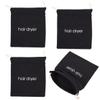 Ipetboom 4-Piece Embroidered Canvas Hair Dryer Bag Set view 1