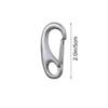 2-Piece Stainless Steel Dog Tag Clips for Dogs and Cats, Silver view 4