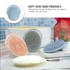 Children’s Silicone Shampoo Brush for Gentle Scalp Massage, Blue view 4