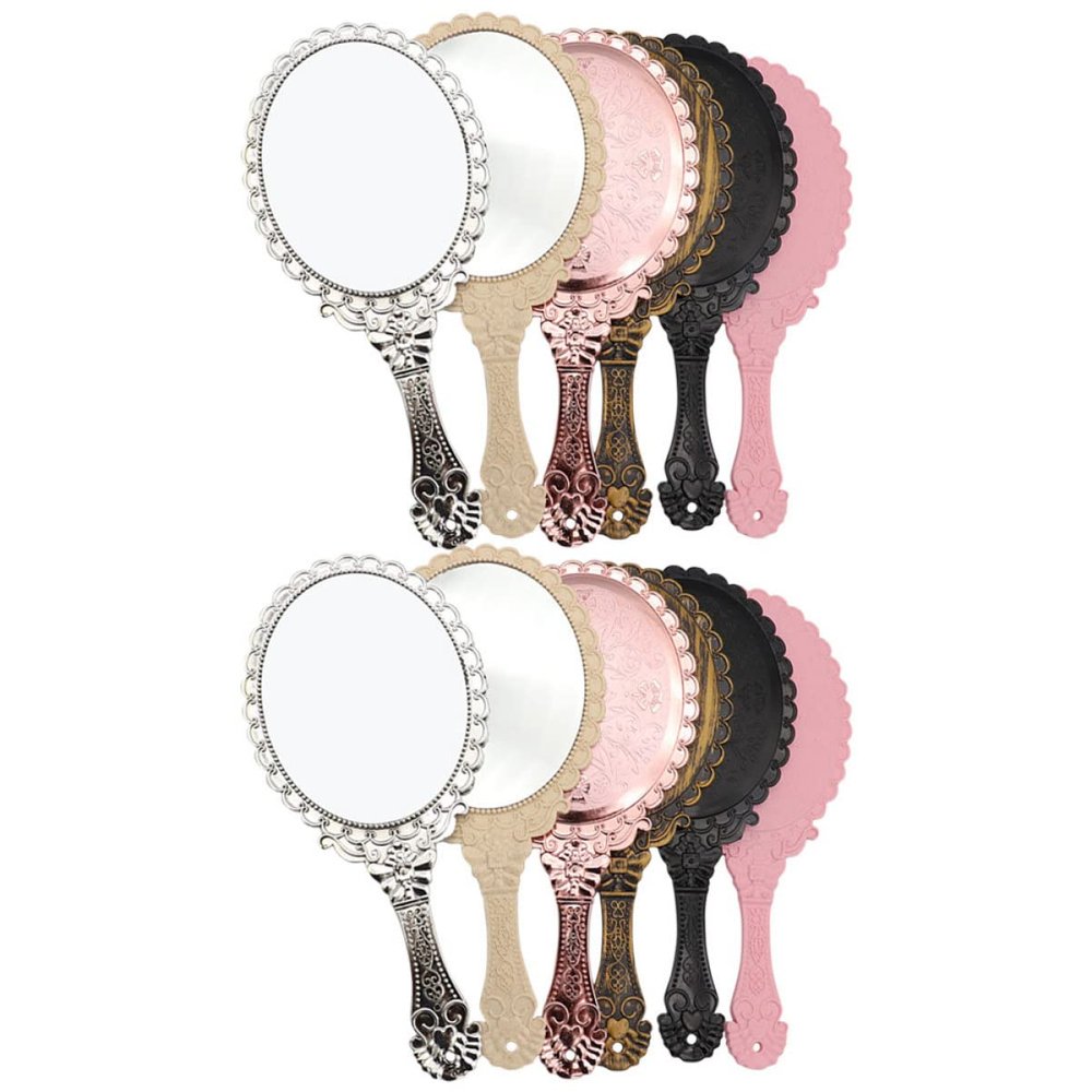 DOITOOL 12-Piece Vintage Hand Mirrors with Handles