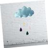 Cabilock 2-Piece Felt Raindrop Nursery Wall Hanging Decor view 4