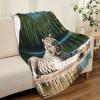 3D Tiger Plush Flannel Blanket, 150 x 200 cm view 3