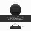 2-Pack AirTag-Compatible Cat Collars with Bells, Reflective Strips, Silicone Holders, and Safety Buckles view 2