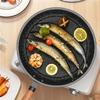 Egg Frying Pan, Cast-Iron Frying Pan, Classic Nonstick Metal-Alloy Frying Pan, Open Frying Pan (Color: Stainless Steel, Size: 28 cm) (Color: Stainless Steel, Size: 30 cm) view 3