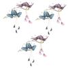 Housoutil 6-Piece Butterfly Hair Clips with Tassels, Colorful Hair Accessories for Women view 1