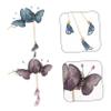 Housoutil 6-Piece Butterfly Hair Clips with Tassels, Colorful Hair Accessories for Women view 2