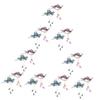 Housoutil 6-Piece Butterfly Hair Clips with Tassels, Colorful Hair Accessories for Women view 4