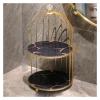ArinkO Bathroom Vanity Shelf with Compartments for Lipsticks, Perfumes, and Cosmetics (Color: D, One Size) view 1