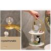ArinkO Bathroom Vanity Shelf with Compartments for Lipsticks, Perfumes, and Cosmetics (Color: D, One Size) view 4