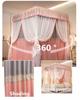 SZITW Purple Bed Canopy Mosquito Net, Soft Durable Canopy for Girls' Rooms, Tent Canopy, 200 x 220 x 200 cm view 4