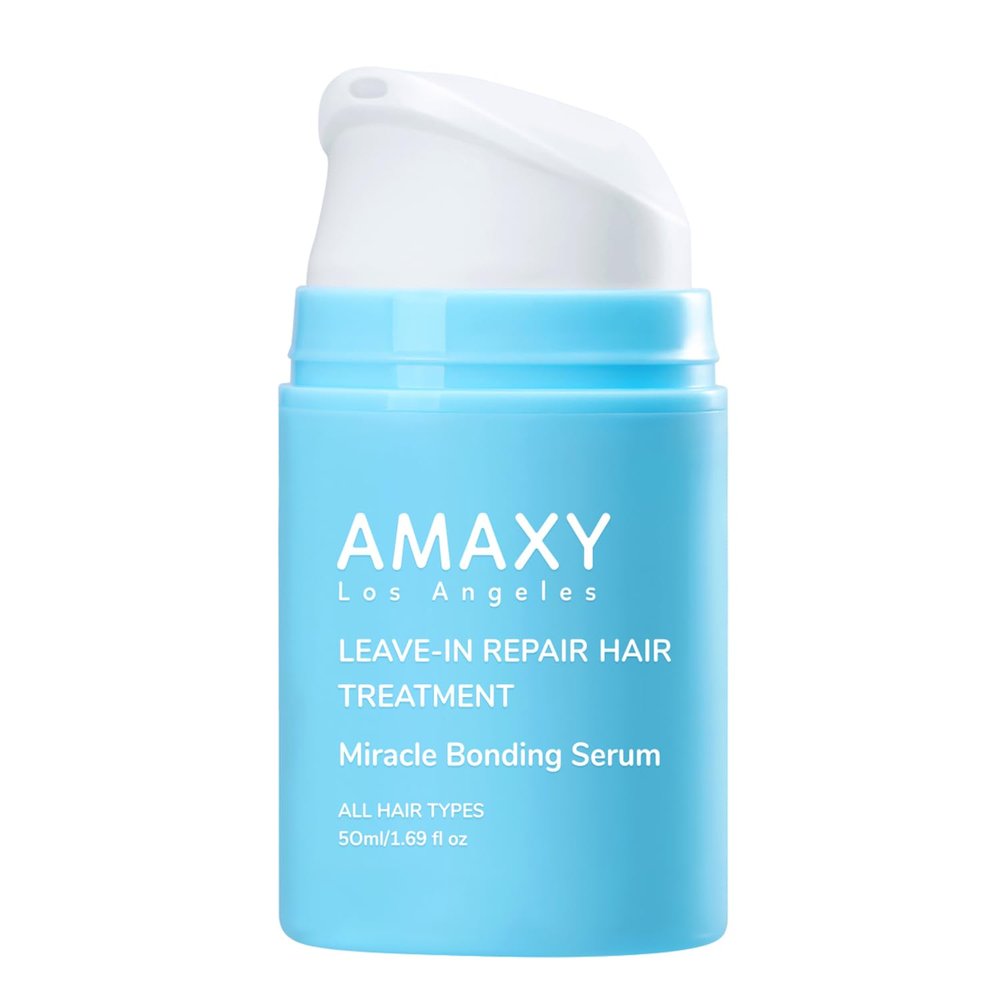 AMAXY Miracle Bonding Serum | Leave-In Bonding Hair Treatment, Heat Protection, Frizz Control, Sulfate-Free, 50 ml