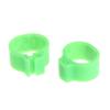 MONOJLY 100 Pcs 10mm Bird Leg Bands Plastic for Pigeons Chicken Quail Poultry Multicolor view 3