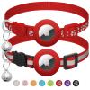2-Pack Airtag Compatible Cat Collar with Bell view 1