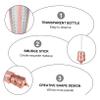 Angoily Empty Lip Gloss Tubes, Leakproof, Radish Design, 10-Pack, 5 mL Refillable Plastic Tubes view 4