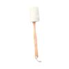 Angoily 2-Piece Natural Loofah Shower Brushes with Wooden Handles view 1