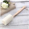 Angoily 2-Piece Natural Loofah Shower Brushes with Wooden Handles view 4