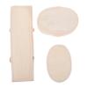 3-Pack Beige Loofah Bath Scrubbers view 1